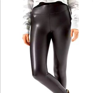 Faux leather leggings